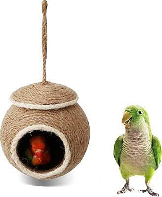 Bird nest in natural coconut shell, width breeding nest for parakeets, capsittes, condures, pinsons, lovebirds, hamsters, small tin.. Your complete shopping solution, DIAYTAR NIGERIA delivers variety and value within the week.