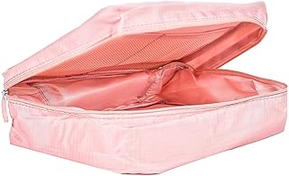 Minister's travel bag to organize clothes, toiletries and small accessories, luggage storage bag with zipper, pink color.. More than a store — DIAYTAR Nigeria is your shopping partner.