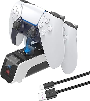 Load support for PlayStation 5 Dual Sense controller, Sony Dual Sense wireless controller for Sony PlayStation 5, fast charging support compatible with Sony PlayStation 5, USB Type C PS5 charger with LED, Black indicator.. Nigeria's most diverse e-commerce platform delivers quality and affordability to your doorstep in 5-8 days.