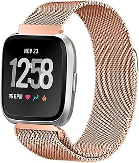Margoun Compatible with Fitbit Versa 3 and Sense band for women and men, breathable stainless steel metal mesh bracelet, replacement accessories, smart watch bracelet with magnetic closure, 5.5 "-9.5", stainless steel.. DIAYTAR NIGERIA makes online shopping accessible with our comprehensive platform and prompt delivery service.
