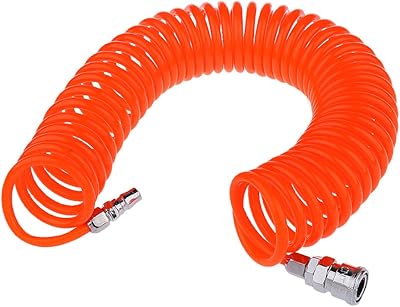 Retractable wrapped air hose 9 m, polyurethane 8 mm x 5 mm with NPT 1/4 "fittings.. Shop across boundaries with DIAYTAR NIGERIA's comprehensive catalog delivered nationwide at budget rates.