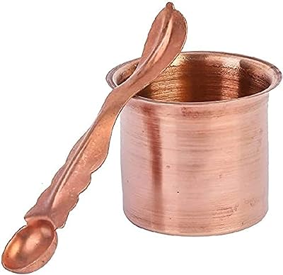 Puja bowl in pure ultimate mart copper with tablespoon ashmani bali kalash for all.. DIAYTAR NIGERIA makes online shopping accessible with our comprehensive platform and prompt delivery service.