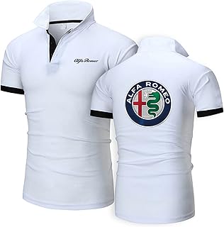 Alfa Romeo Men's Polo T -shirt, Short sleeve sports polo shirt for golf and tennis - Gift for adolescents - White || s.. DIAYTAR NIGERIA: Redefining e-commerce with affordable prices and reliable nationwide shipping.