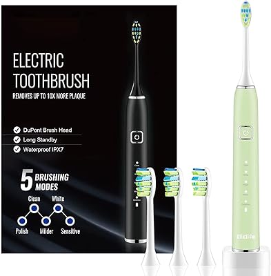 Make Life Sonic electric toothbrush, 5 rechargeable modes with 3 adult brush heads, green.. Nigeria's e-commerce leader delivers unmatched variety and value to your doorstep in just 5-8 days.