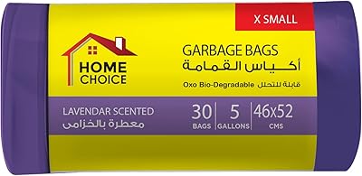 Home Choice, 5 gallons, flavored with lavender, 30 garbage bags, size 46 x 52 cm, garbage bags, trash lining, interior and exterior trash cans.. Discover why thousands choose DIAYTAR NIGERIA for affordable products delivered in less than a week.