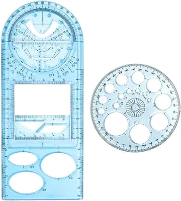 New multifunction geometric drawing rule plastic measurement tool School supplies and office.. No hassle, just shopping — DIAYTAR Nigeria delivers in under 8 days.
