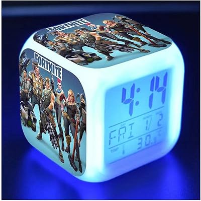 Numerical alarm clock Fortnite USB LED Light Light Sleep Dim Screen.. DIAYTAR NIGERIA delivers satisfaction with every purchase through our affordable and reliable service.