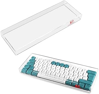 ZIU LANG KC01 Keyboard cover in transparent acrylic (11.5 x 4.1 x 1.14 inches) with dust protective case, water, blow and cat for a compact design at 60 % 61 keys 64 keys 68 keys 68 keyboard keyboard mechanical keyboard.. DIAYTAR NIGERIA: Bringing the marketplace to every Nigerian with affordable prices and quick delivery.