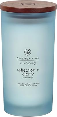 CHESAPEAK BAY CANDLE PT31909 scented candle, reflection + clarity (sage salt), size l.. DIAYTAR NIGERIA delivers affordability and convenience to your doorstep within 8 days of purchase.