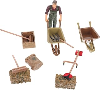 Set of Toyvian agricultural tools of 11 pieces, set of farm food accessories including a hay fork for a miniature scene.. Transform your online shopping experience with DIAYTAR NIGERIA's affordable and diverse marketplace.