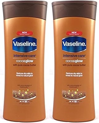 Intensive vaseline body milk Car Cocoa Glow, 13.5 oz/400 ml (2) package.. DIAYTAR NIGERIA: Simplifying access to thousands of products with affordable nationwide shipping.