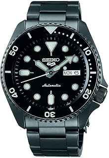 Automatic sports watch 24 Ruby srpd65 5 - Black/stainless steel, black, bracelet.. DIAYTAR NIGERIA: Putting quality products within reach of every Nigerian through our affordable marketplace.