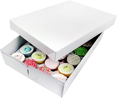 PME cupcake box for 24 cakes, white, 43 x 31 x 9 cm.. Unlock access to a wide range of products with DIAYTAR NIGERIA's affordable e-commerce platform.