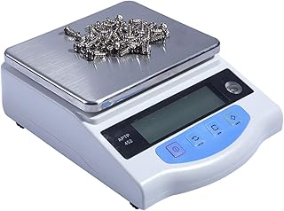 Lichuxin 0.01 Digital Balance of Precision with LCD Windshield Windshield Electronic jewelry Balances in Golden Small Portable Intelligent Scales to weigh until the resolution Laboratory Pharmacy (Size: 2000g/0.01g).. Discover the perfect balance of selection and value with DIAYTAR NIGERIA's nationwide delivery service.