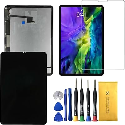 AHCKAY LCD touch screen for iPad pro 11 "2nd generation 2018 A1980 A2013 A1934 A1979 2020 A2068 A2228 A2230 A2231 With Adhesive Adhesive.. DIAYTAR NIGERIA puts thousands of products at your fingertips with affordable prices and delivery within a week.