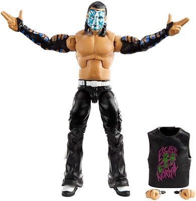 WWE Jeff Hardy Elite collection figurine, 6 ", Gift to collect for WWE fans aged 8 and over [Colors may vary].. DIAYTAR NIGERIA: Connecting Nigerians with their needs through affordable prices and 5-8 day shipping.