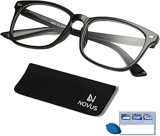 Novos with blue lights for men and women | Free game glasses! Pen and card of blue light test, rigid case and cloth (PC/TV/Best Sleep) CE, Black, 53-15-140.. Your home for smart shopping — DIAYTAR Nigeria delivers fast and cheap.