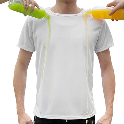 Basic t-shirt with short anti-anti-stain-wrinkle anti-large-round round neck for men.. DIAYTAR NIGERIA: Connecting Nigerians with their needs through our affordable and diverse marketplace.
