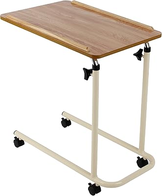 Health performance table with casters, laptop desk with casters, fully adjustable height and angle, isolated surface.. Why waste time in traffic when you can shop online at DIAYTAR Nigeria? Enjoy convenience, unbeatable prices, and prompt delivery anywhere in Nigeria.