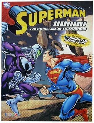 Superman Coloring Book - Jumbo Superman Coloring Book (Book 1).. DIAYTAR NIGERIA: Putting quality products within reach of every Nigerian through our affordable marketplace.