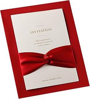 Fagia 10 -piece invitation cards Wedding cards with Veloppes Ribbon In.. Shop across boundaries with DIAYTAR NIGERIA's comprehensive catalog delivered nationwide at budget rates.
