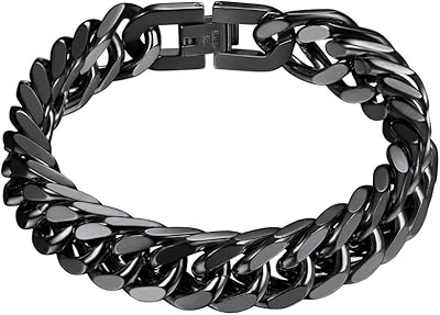 Thick hip hop rpper Franco chains for men steel bracelet.. Shop smart, shop DIAYTAR - Nigeria's most affordable e-commerce platform with nationwide delivery.