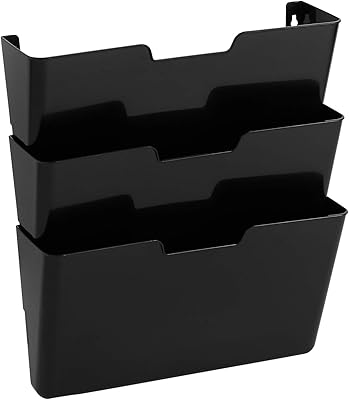 Set of 3 organizers of Amazonbasics hanging wall files - 3, 13 x 15 inch, black package.. Transform your online shopping experience with DIAYTAR NIGERIA's affordable and diverse marketplace.