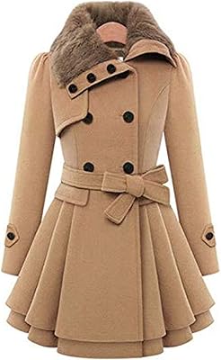 Winter polar coat for women, woman's jacket, hot winter coat for women, thick casual coat for women. - M brown.. E-commerce made for Nigeria — fast delivery and low prices at DIAYTAR.