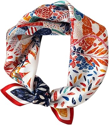 Meisea 100% Murder silk scarves Small square scarf 21 'x 21' Light breathable scarf for women wrapped in a gift.. Why shop anywhere else? DIAYTAR Nigeria has it all and delivers fast.