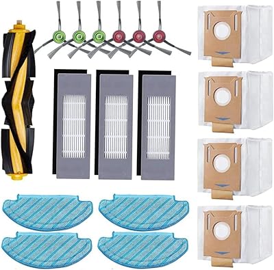 The White Shop Spare Parts Kit Replacement Accessories For Ecovacs Depot Ozmo T8/T8 Max/N8 Pro/N8 Pro+/N8 Pro Plus, suitable for Yedi Vacuum/Yidi Vacuum Max/Yidi Vacuum Station.. Shop with purpose at DIAYTAR NIGERIA and receive your purchases at unbeatable prices within the week.