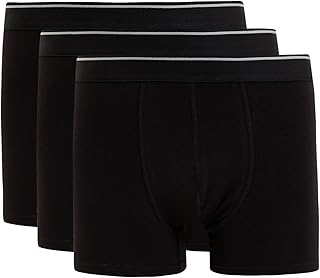 Men's knitted boxer with elastic and comfortable fabric - gentle and breathable knitted boxer for men, comfortable underwear, black, s.. DIAYTAR NIGERIA: Your affordable gateway to thousands of products delivered within a week.