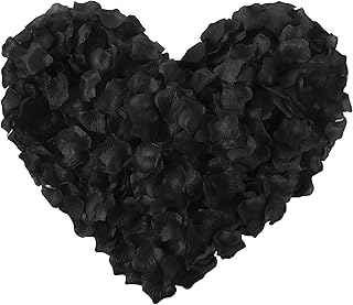 Nine to nine packs of 1000 black rose petals, artificial flowers for wedding festival decoration (black).. Your digital shopping ally, DIAYTAR NIGERIA offers extensive selection with budget-friendly delivery.