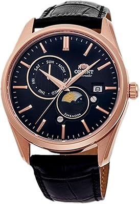 Japanese Automatic Watch Sun & Moon Edition 5/Watch Dressed with Manual Oriental Reasure.. DIAYTAR NIGERIA: Where smart shoppers find everything they need at prices they can afford.
