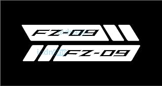 Indone Vinyl Decal FZ-09 Bike sticker for bicycle stickers Pack of 2.. Thousands of choices. Zero hassle. All thanks to DIAYTAR Nigeria.