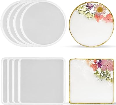 Resinworld set of 4 -inch thick resin molds 8 round silicone + for cups.. Shop with purpose at DIAYTAR NIGERIA and receive your purchases at unbeatable prices within the week.