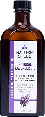 Treatment oil for hair and body with natural lavender spell 150 ml / 5.07 fl oz - helps target hair loss and dandruff.. DIAYTAR NIGERIA: Making online shopping accessible with affordable prices and nationwide delivery service.