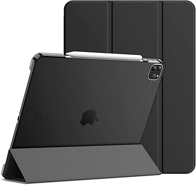 GTECH protection case for iPad Pro 12.9 inch 2018 (not for the 2020 model), compatible with Apple Pencil, open/closed cover, black.. DIAYTAR NIGERIA: Your partner in affordable online retail with reliable delivery across the nation.