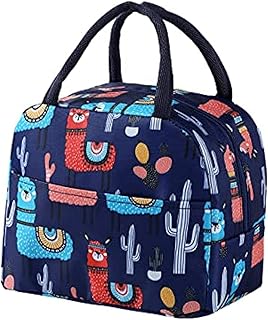 Reusable isothermal lunch bag akod pink flamingo motif (navy blue).. DIAYTAR NIGERIA revolutionizes online retail with our extensive selection and dependable shipping service.
