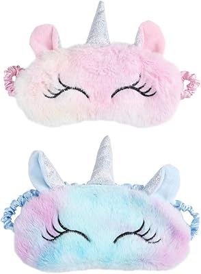 Eyes mask with cute cartoon animal design to sleep, soft light, yarn cache, children's children's gift (random color) 2 pieces.. Shop smart with DIAYTAR NIGERIA, offering a vast product range delivered to your doorstep within a week.