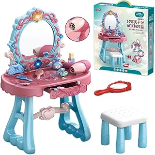 Children Simulation Princess Play Beauty Happy Table with DIY Makeup Chair.. DIAYTAR NIGERIA brings the market to your screen with thousands of affordable products delivered to your door.