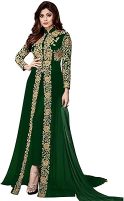 Long dress anarkali Florelelli for women with dupatta, one size.. DIAYTAR NIGERIA: Redefining online shopping with unbeatable prices and consistent delivery times.