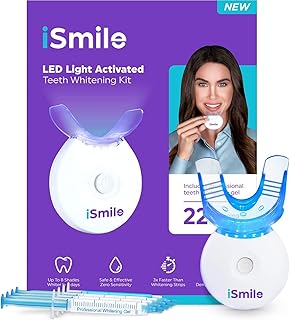 ISMILE whitening dental kit - LED light, 35 %carbamide peroxide, 3 ml gel syringes, remineralizing gel and tray.. DIAYTAR NIGERIA makes quality accessible with our affordable prices and dependable delivery service.