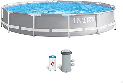 INTEX PRISM FRAME 12 'x 30' swimming pools (with pump) - 26712.. Shop across categories at DIAYTAR NIGERIA and enjoy budget-friendly nationwide shipping in 5-8 days.