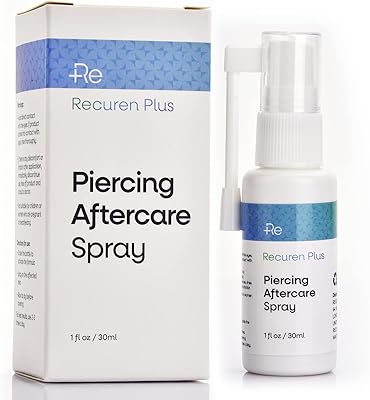 Recorn Plus care spray for piercing, solution to shrink drilling bumps, adapted to the drilling of the ears, nose, tongue, navel, cleaning treatment and soothing spray 30 ml (1 packet).. DIAYTAR NIGERIA: Your affordable shopping destination with thousands of products delivered in days.
