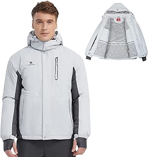 Camel crown ski jacket for men, waterproof and hot cotton, rainy mountain winter coat with hood.. DIAYTAR NIGERIA: Where every Nigerian finds what they need at prices they can afford, delivered promptly.