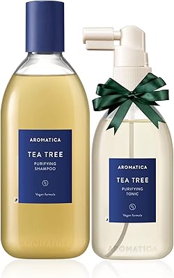 Purifying capillary care box with Aromatica tea shaft - gift box, botanical shampoo and invigorating spray with tea tree essential oil to purify oily hair that itching.. DIAYTAR NIGERIA: Bringing affordable shopping solutions with a diverse product catalog delivered nationwide.