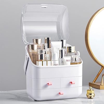 Xingmei Large storage box, storage box with drawers, waterproof and water, suitable for the bathroom counter and chamber cupboard (white).. DIAYTAR NIGERIA combines affordability, variety, and convenience with nationwide delivery services.