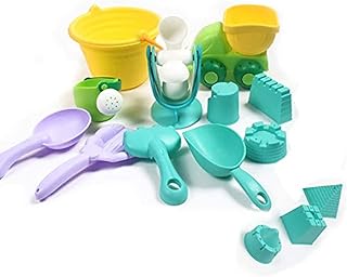 Random colors 14 pieces toy for children's sandy beach, castle, bucket, shovel, set of toys for children, gift voucher for children.. DIAYTAR NIGERIA: Your affordable shopping destination with thousands of products delivered in days.