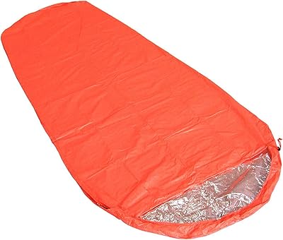 Emergency sleeping bag, light and waterproof survival bag, reusable emergency coverage, fine and portable survival equipment for campsite and hiking - Orange | 210 x 83 cm.. No hassle, just shopping — DIAYTAR Nigeria delivers in under 8 days.