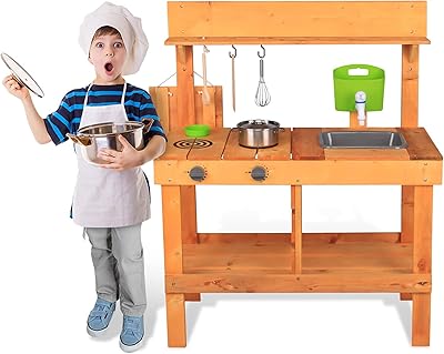 EOPARTS Wooden Kitchen Game for Children's Outdoor Simulation Clay With Utensils.. Whether it’s gadgets or groceries, DIAYTAR Nigeria delivers in less than 8 days.
